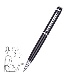 8GB Digital Voice Activated Recorder Pen Rechargeable Mini Voice Recorder MP3 Player with Earphone Dictaphone Recording