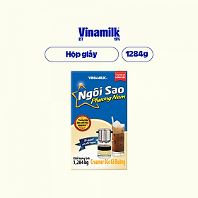 Kem Sữa Đặc Ngôi Sao Phương Nam Vinamilk - Hộp Giấy 1284G Xanh Biển