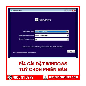 Mua Đĩa Cài Đặt Hệ Điều Hành Tuỳ Chọn Phiên Bản