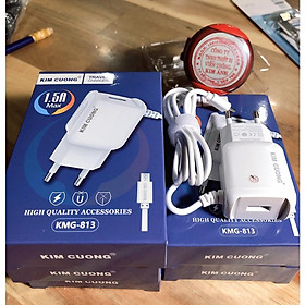 Mua Sạc Kim Cương KMG 813  chuôi micro dòng điện 5 V-1 5A - Hàng Chính Hãng