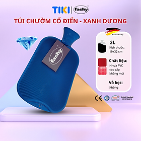 Túi chườm nóng lạnh nhập khẩu 100% từ Đức thương hiệu Fashy dòng cổ điển, tiêu chuẩn chất lượng Châu Âu giúp giảm các cơn đau kỳ kinh nguyệt, đau đầu,... hạ sốt tự nhiên, phù hợp cho người lớn, nhiều màu sắc