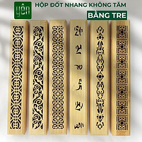Mua Hộp Đốt Nhang Không Tăm Bằng Tre Nhiều Mẫu Họa Tiết Độc Đáo Yên Thảo Mộc