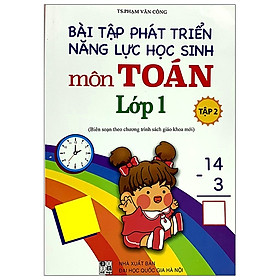 [Download Sách] Bài Tập Phát Triển Năng Lực Học Sinh Môn Toán Lớp 1 - Tập 2