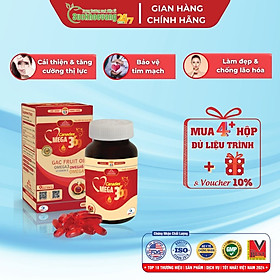 Viên uống Canadas Omega 3.6.9 bổ mắt, đẹp da, chống lão hóa, tốt cho tim mạch - Hộp 60 viên.
