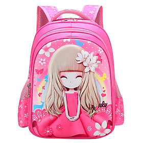 Ba Lô Học Sinh Hình Nổi 3D Cho Bé Gái