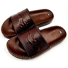 DÉP QUAI NGANG NAM DA BÒ 100%, QUAI CÁ SẤU SẮC NÉT