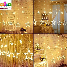 Mua Đèn Nháy Mành Trang Trí Hình Sao 12 Sợi 8 Kiểu Nháy  Trang Trí Noel  Tết Siêu Đẹp-Giadung24h