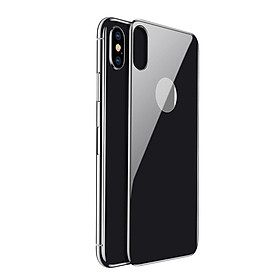 Đen - Miếng dán kính cường lực 3D mặt sau lưng cho iPhone X / iPhone Xs hiệu Baseus (siêu mỏng 0.3mm, chống trầy, chống vân tay) - Hàng chính hãng