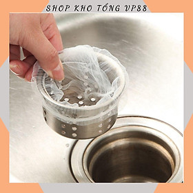 Mua Túi Lọc Rác Bồn Rửa Bát (Túi 30c -- Túi 100 Chiếc) - Hàng Có Chun 1327 KHO TỔNG