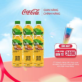 Lốc 6 Chai Trà Chanh Dây Và Hạt Chia 450ml/Chai Coca-Cola Official Store