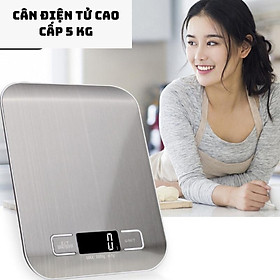 Cân điện tử TIỂU LY nhà bếp mini cân thực phẩm Dụng Cụ Làm Bánh 5kg - SCALE5KG