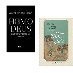 Combo 2 cuốn sách : Homo Deus - Lược Sử Tương Lai + Phẩm Tam Quốc 