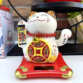 Mua Mèo thần tài vẫy tay bằng năng lượng mặt trời (mèo Neko) Chiêu tài tiến lộc