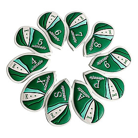 10x Premium Golf Iron Head Covers Set Golf Equipment for Golf Clubs Case Headcovers