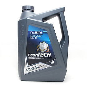 Nhớt Động Cơ AISIN ECSF1544P 15W-40 CF4 / SG Econtech+ Semi Synthetic 4L