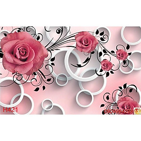 Mua Tranh dán tường Hoa 3d  tranh hoa lá nhiều mẫu