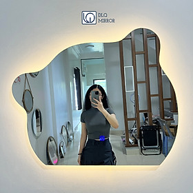 Mua Gương Led Cảm Ứng Hình Chú Gấu Treo Tường Kích Thước Đầy Đủ Theo Yêu Cầu DLQ INTERIORS Trang Trí Nhà Cửa