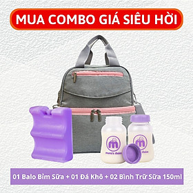 Combo Balo Bảo Quản Sữa Mẹ Mama s Choice