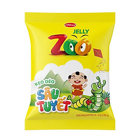 Kẹo dẻo Zoo Bibica Sâu Tuyết Túi 24g