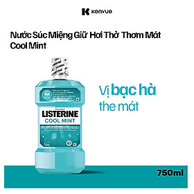 Nước Súc Miệng Hương Bạc Hà Listerine Cool Mint (750ml)