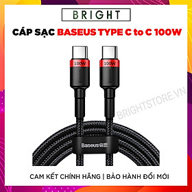 Mua  Dài 2M  Cáp Sạc Baseus 100W Type-C to Type-C - Hàng Chính Hãng