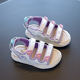 Giày Sandal đế bằng quai hậu cho bé, giày thể thao siêu nhẹ, chống trơn  – GSD9008