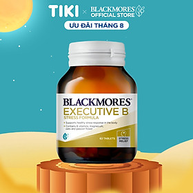 Viên Uống Giảm Căng Thẳng Hỗ Trợ An Thần Blackmores Executive B Stress Formula Lọ 62 Viên