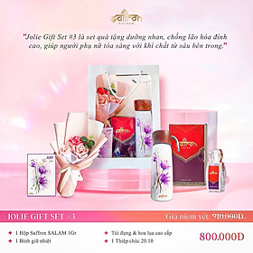 Bộ quà Tặng 20 10Nhụy Hoa Nghệ Tây Saffron Salam Jolie Gift 3 Saffron Việt