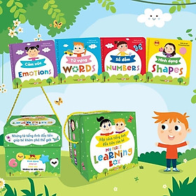 Boxset Sách Tiếng Anh Đầu Tiên Của Bé - My First Learning Box (Hộp 4 Cuốn)