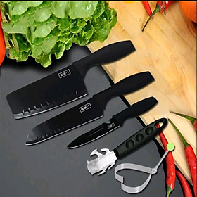 Bộ dao nhà bếp 5 món đa năng ,dao làm bếp tiện lợi cho mọi gia đình
