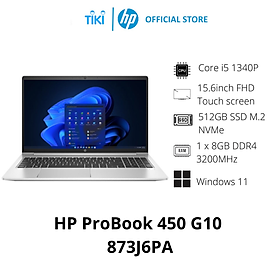 Mua Laptop HP ProBook 450 G10 873J6PA (Core i5 1340P/ 8GB/ 512GB SSD/ Intel UHD Graphics/ 15.6inch FHD Touch screen/ Windows 11 Home/ Silver/ Vỏ nhôm) - Hàng Chính Hãng