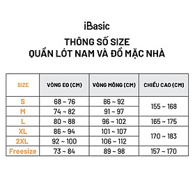 Quần lót nam trunk bonding bamboo iBasic PANM105