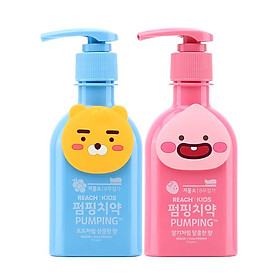 Kem đánh răng Trẻ em hương dâu tây và hương nho Pumping Kids Hàn Quốc 160g