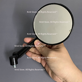 Kính Chiếu Hậu TRÒN NHÔM Chân 10 Ly G1110 - KÍNH BÊN TRÁI