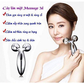 Hình ảnh CÂY LĂN MẶT MASSAGE 3D INOX CAO CẤP