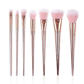 7PCS Foundation Makeup Brush Kit for Blending Liquid Cream Flawless Powder Eyeshadow Blush Cosmetics Concealer Brushes