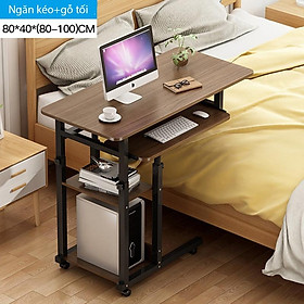 Mua Bàn đa năng thông minh học tập  làm việc  ăn uống có bánh xe và kệ để đồ tiện lợi