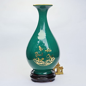 Mua Bình Tỳ Bà Hút Lộc Vẽ Bát Mã - Mã Đáo Thành Công - 28 Cm - Mx