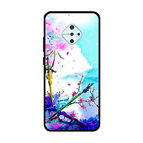 Ốp Lưng in cho Vivo S1 Pro/ Vivo V17 Mẫu Nền Kiếm Hoa Vàng - Hàng Chính Hãng