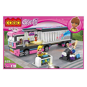Bộ Lắp Ghép Xe Nhạc Lưu Động COGO 4531 (629 Mảnh Ghép)