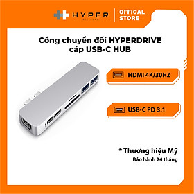 Mua CỔNG CHUYỂN HYPERDRIVE DUO 7-IN-2 USB-C HUB FOR MACBOOK PRO/AIR GN28B HÀNG CHÍNH HÃNG