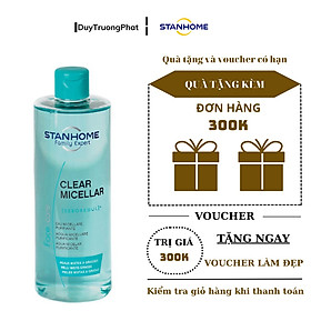 Stanhome Clear Micellar Nước Rửa Mặt & Tẩy Trang 2 In 1 Cho Da Dầu Mụn