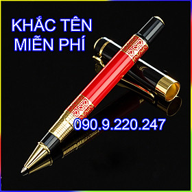 (Gift) Bút ký khắc tên cao cấp Doanh nhân, mực ịn đều ở mọi góc nghiêng