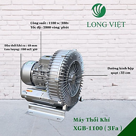 Mua Máy Thổi Khí Con Sò Long Việt XGB-1100W- 3PHA-380V