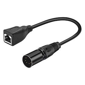 Hình ảnh 5 Pin XLR to audio Extension Cable Network Connector Cable Wire 30cm