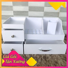 Tủ kệ đựng mỹ phẩm size 45x20x20cm có khay son đựng đồ tiện lợi