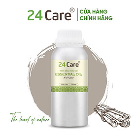 Tinh Dầu Vỏ Quế Nguyên Chất 24Care - Tinh Dầu Xông Thơm Phòng, Thư Giãn, Khử Mùi - Tinh dầu Sả Chanh/ Bạc Hà/ Cam Ngọt/ Oải hương/ Ngọc Lan Tây/ Tràm Trà/ Bưởi Ngọt