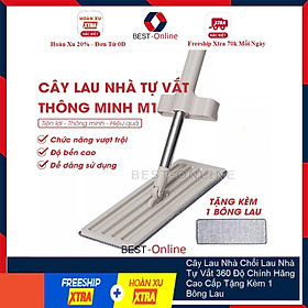 Mua Cây Lau Nhà Chổi Lau Nhà Tự Vắt 360 Độ Chính Hãng Cao Cấp Tặng Kèm 1 Bông Lau