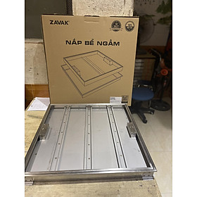 Nắp bể ngầm Zavak Inox 304. MHE 500x500