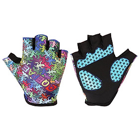 Half Finger Short Padded Gloves Fingerless  Bike Outdoor Sports Gym